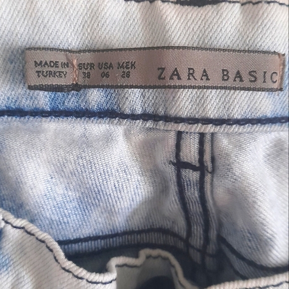 Zara basic denim jeans size 26 - Picture 3 of 3